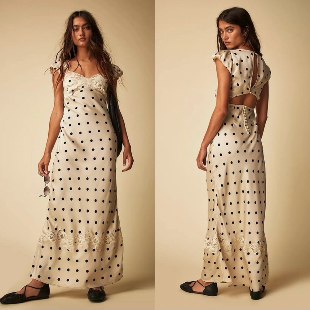 Free People Butterfly Babe Maxi Dress in tea combo colorway